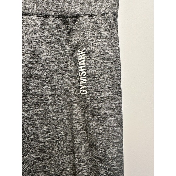 Gymshark Black Gray Marl ADAPT Seamless Leggings Pants S Excellent Condition - Picture 2 of 4